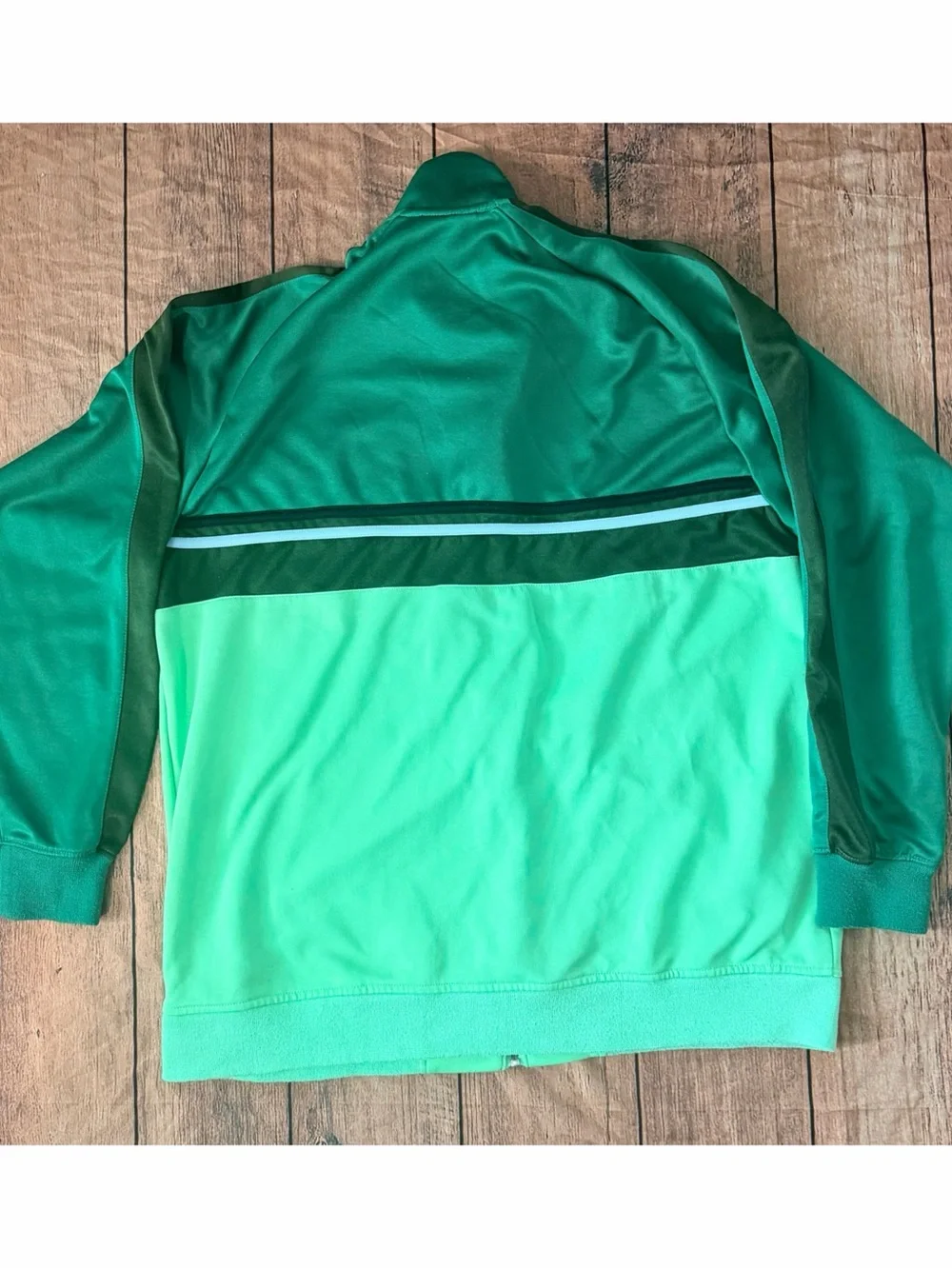 Men’s Size L SouthPole Y2K Full Zip Up Green Jacket Sweatshirt